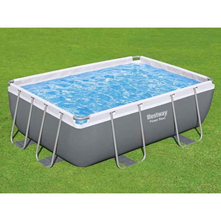 Bestway Power Steel 56629 -allas 282 × 196 × 84 cm, suodatinpumppu 16 W