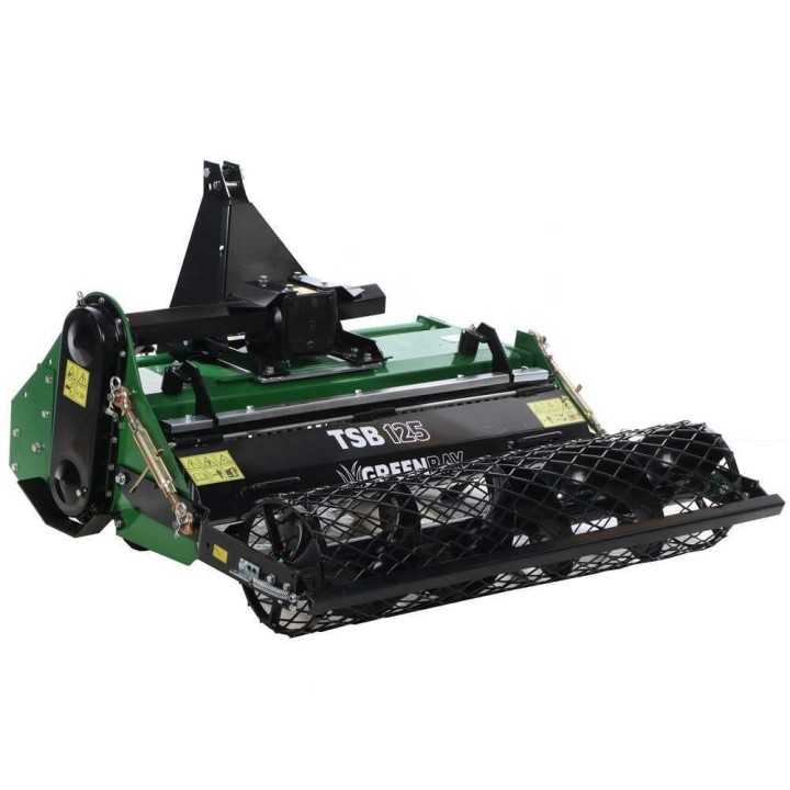 GreenBay TSB 125 kivijyrsin traktoriin, 115 cm, 25–30 HP