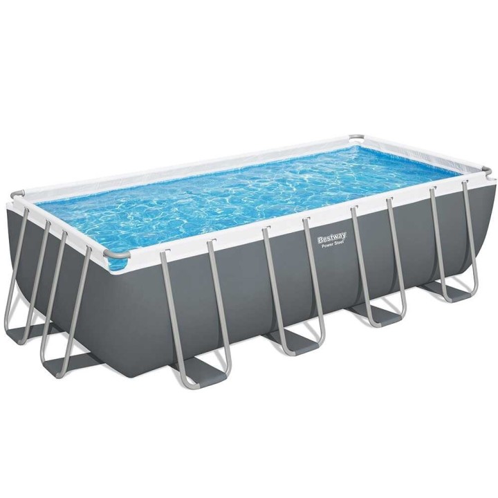 Bestway Power Steel 56671 uima-allas 488 × 244 × 122 cm, 11 532 l