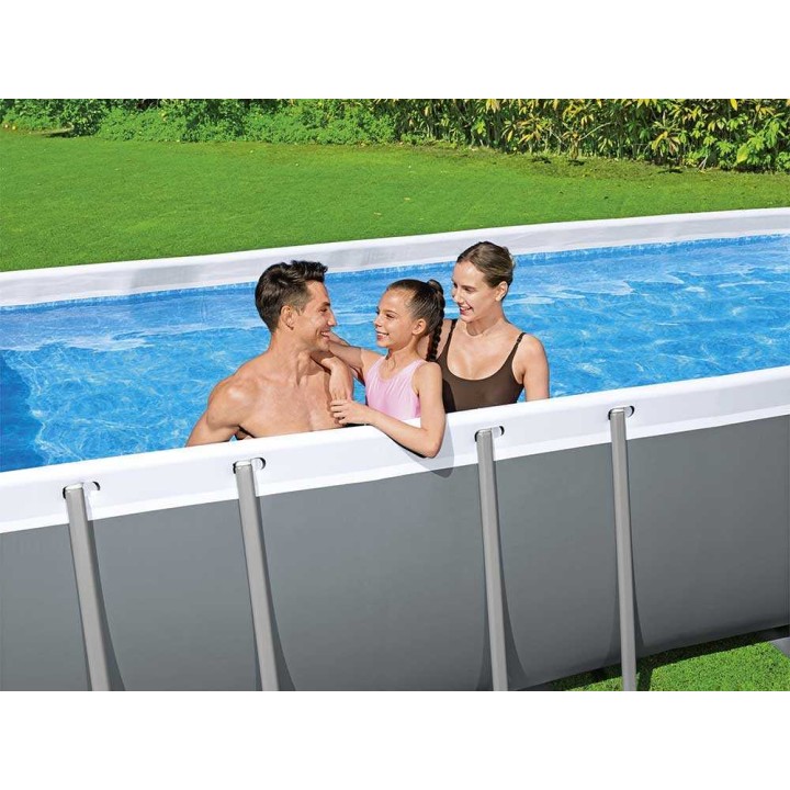 Bestway Power Steel 56671 uima-allas 488 × 244 × 122 cm, 11 532 l