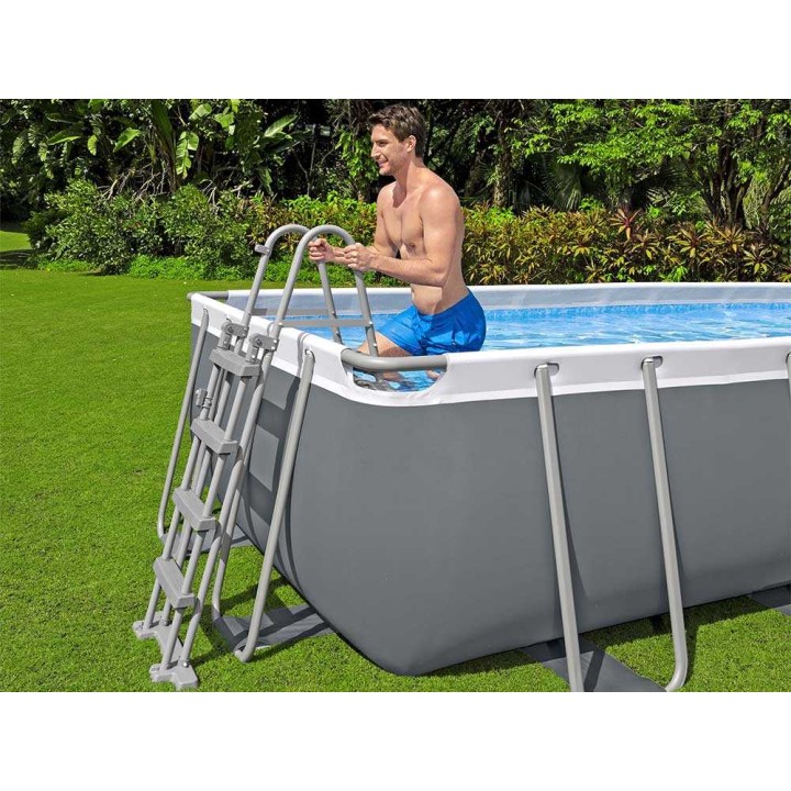 Bestway Power Steel 56671 uima-allas 488 × 244 × 122 cm, 11 532 l