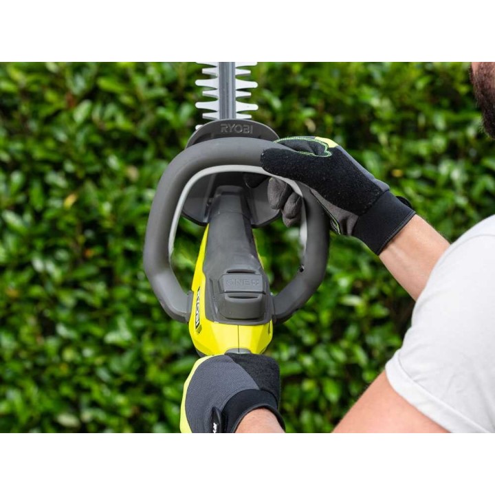 RYOBI RY18HT55A-0 akkukäyttöinen pensasleikkuri, 55 cm, 18 V, ilman akkua ja laturia