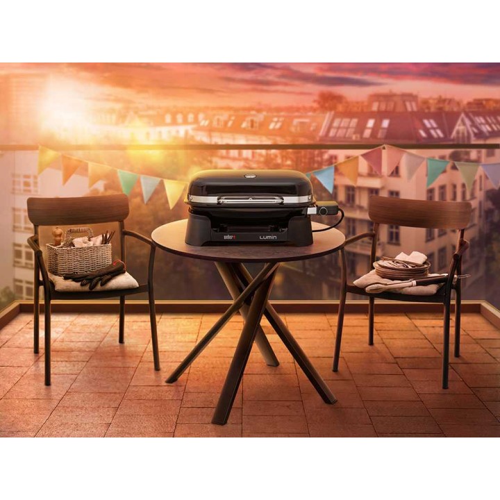 Weber Lumin Black 92010953 sähkögrilli, 2,2 kW, 1 562 cm²