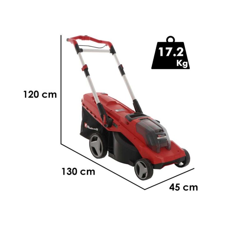 Einhell RASARRO 36/42 akkuruohonleikkuri, 42 cm, 2 × 18 V, 5,2 Ah