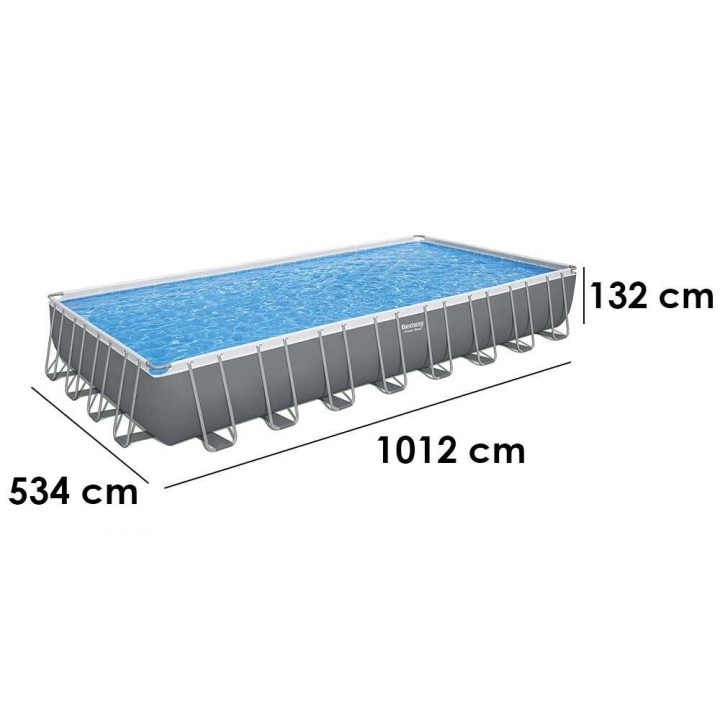Bestway Power Steel 56623 -allas, 956 × 488 × 132 cm, 52 231 l