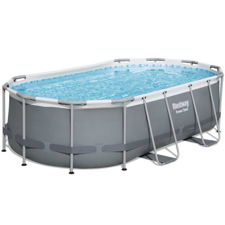 Bestway Power Steel 56620 soikea uima-allas, 427 × 250 × 100 cm, 7 250 l