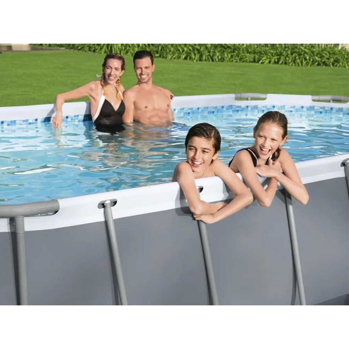 Bestway Power Steel 56620 soikea uima-allas, 427 × 250 × 100 cm, 7 250 l