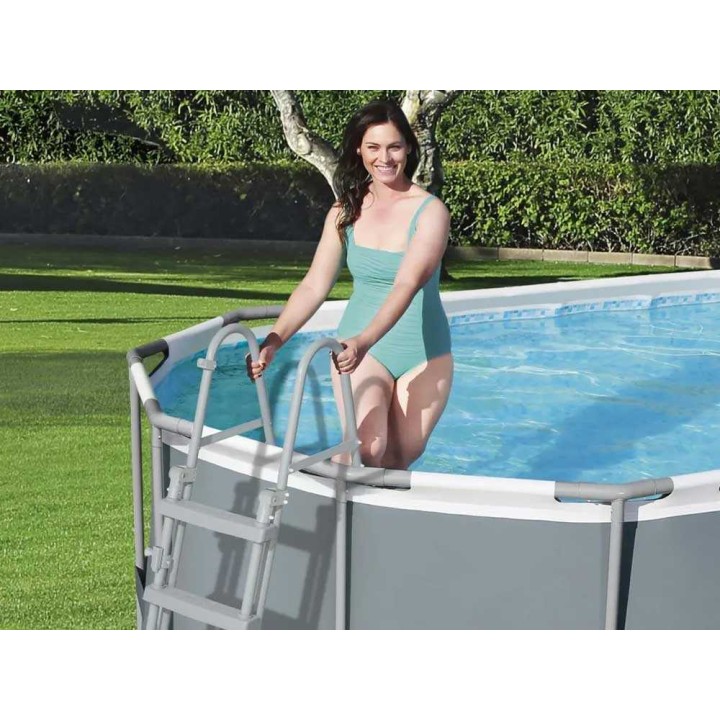 Bestway Power Steel 56710 soikea uima-allas, 549 × 274 × 122 cm