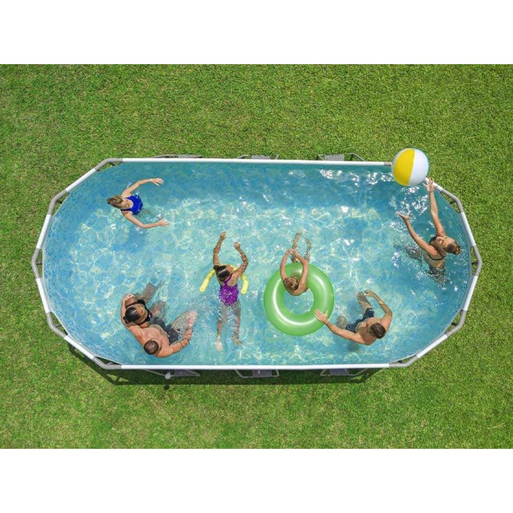 Bestway Power Steel 56710 soikea uima-allas, 549 × 274 × 122 cm