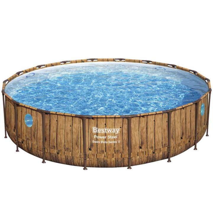 Bestway Power Steel Swim Vista 56977 uima-allas, Ø549 × 122 cm, 23 062 l