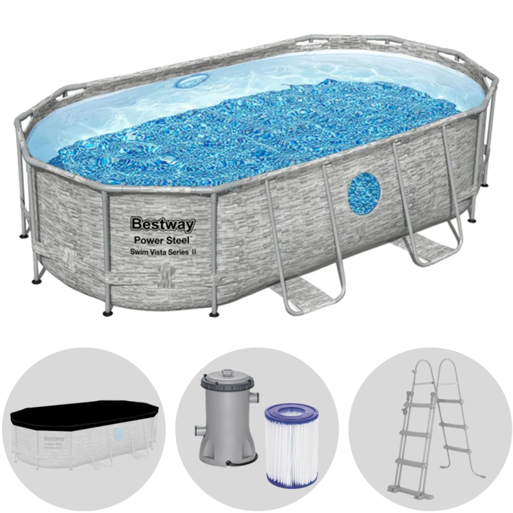 Bestway Power Steel Swim Vista 56714 uima allas 427 250 100 cm 7 250 l
