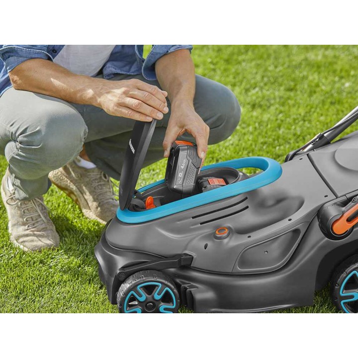 Gardena PowerMax 37/36V P4A solo akkuruohonleikkuri, 37 cm, ilman akkua ja laturia