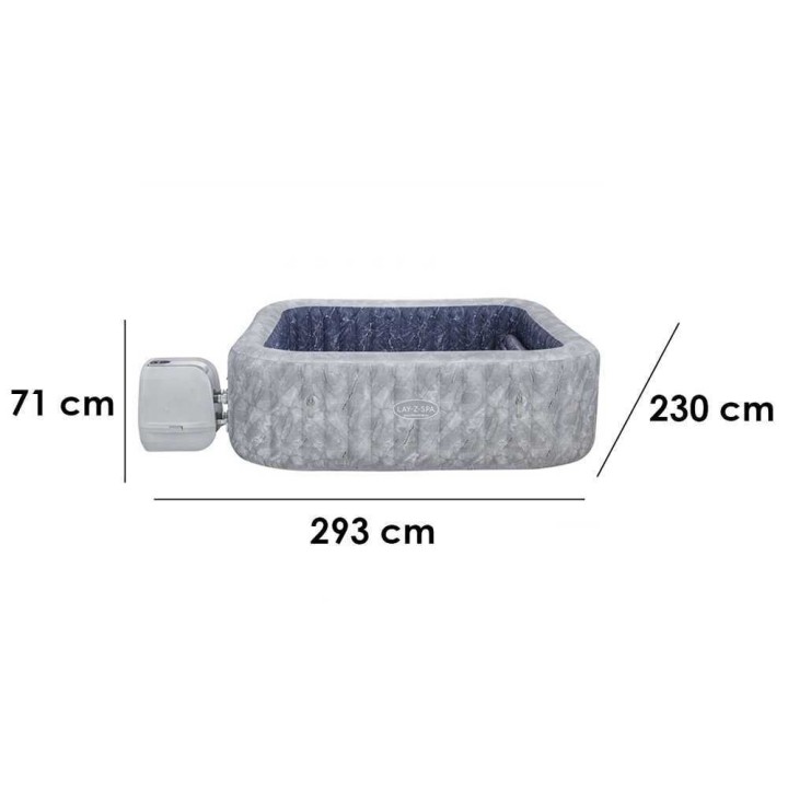Bestway Lay-Z-Spa San Francisco HydroJet Pro 60161, 230 × 230 × 71 cm