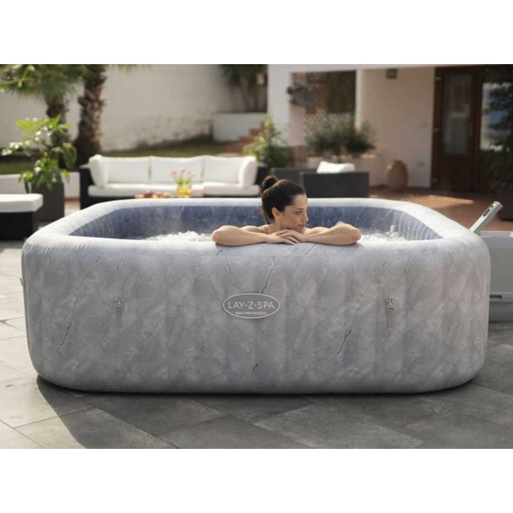Bestway Lay-Z-Spa San Francisco HydroJet Pro 60161, 230 × 230 × 71 cm