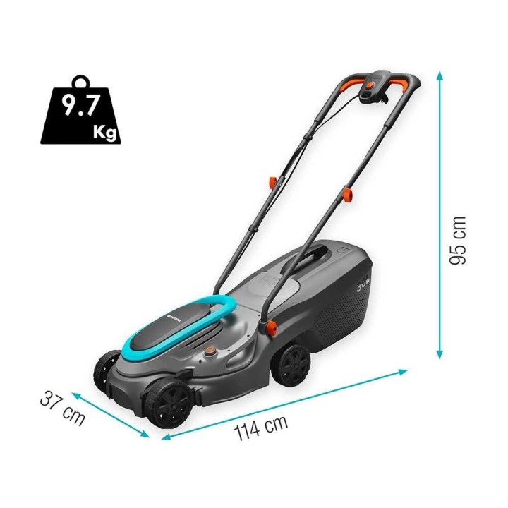 Gardena PowerMax 32/1200 sähköruohonleikkuri, 1 200 W, 32 cm