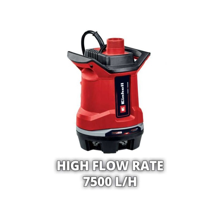 Einhell GE-DP 18/25 Li Solo uppopumppu likavedelle, 18 V, ilman akkua