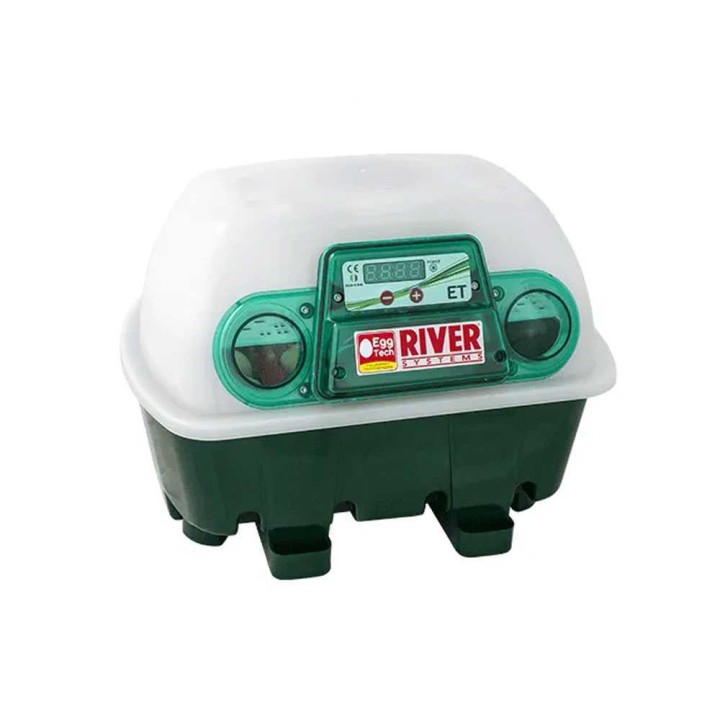 River Systems ET 12 digitaalinen haudontakone, 12 munaa, 80 W, 230 V