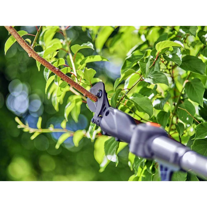 Gardena HighCut 250/18V P4A akkuoksasakset, teleskooppivarsi, 18 V, 2 Ah