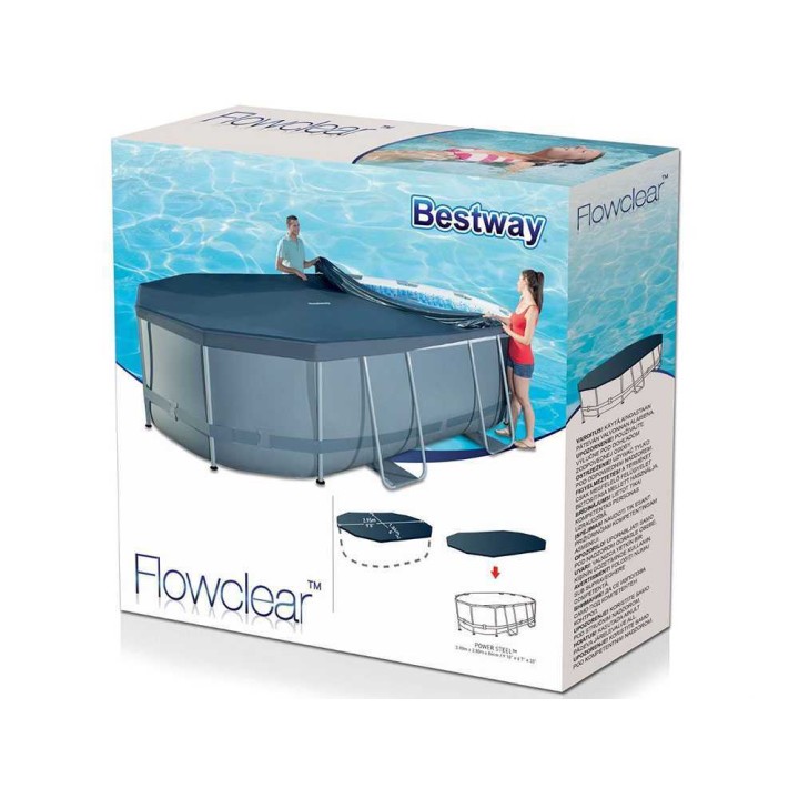 Bestway 58424 allaspeite soikealle runkoaltaalle, 300 × 200 cm