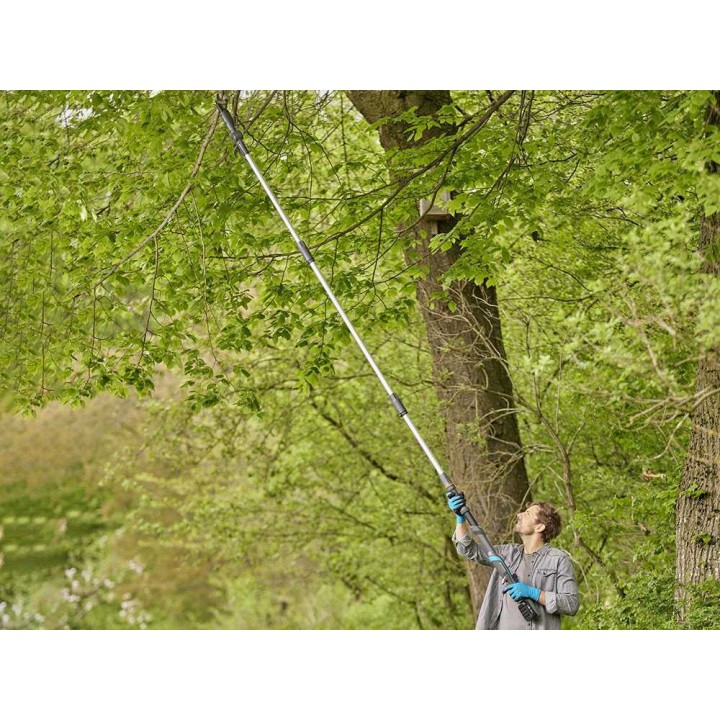 Gardena HighCut 360/18V Solo -akkuoksasakset, teleskooppivarsi, ilman akkua ja laturia