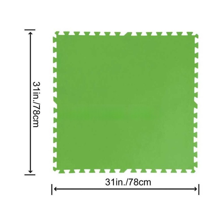 Betsway 58636 liukuestelaatat uima-altaalle, vihreä, 9 kpl, 78 × 78 cm