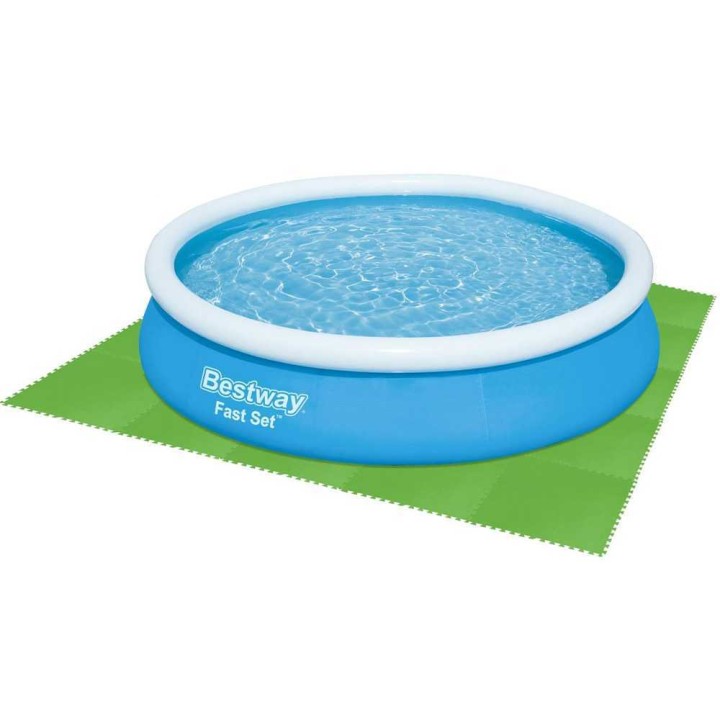 Betsway 58636 liukuestelaatat uima-altaalle, vihreä, 9 kpl, 78 × 78 cm