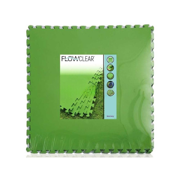 Betsway 58636 liukuestelaatat uima-altaalle, vihreä, 9 kpl, 78 × 78 cm