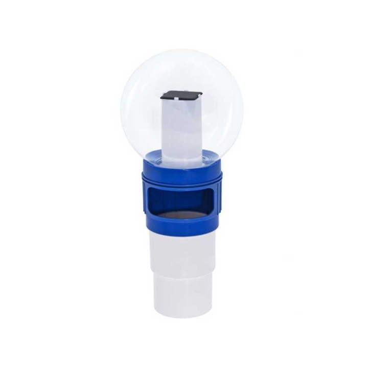Bestway 58699 klooriannostelija LED-valolla, 6 tabletille, valkoinen ja sininen