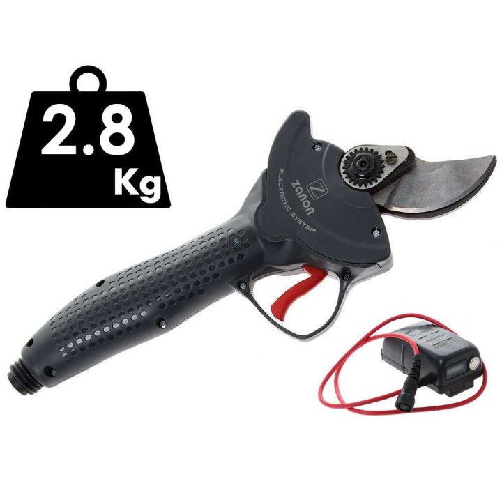 Zanon Shark ZS50 akkuoksasakset, 50,4 V, 2,9 Ah, 100 cm jatkovarsi