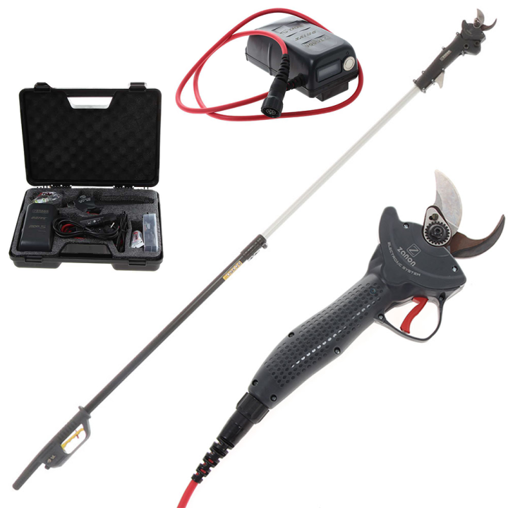 Zanon Shark ZS 50 sähköoksasakset jatkovarrella 50 4 V 2 9 Ah 255 cm