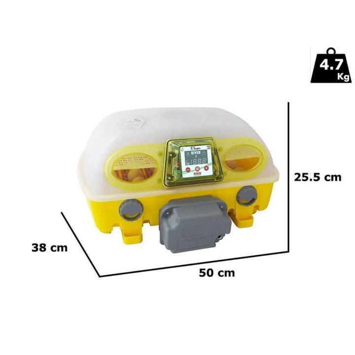 River Systems ET 24 SUPER BIOMASTER automaattinen hautomakone, 24 munaa, 230 V