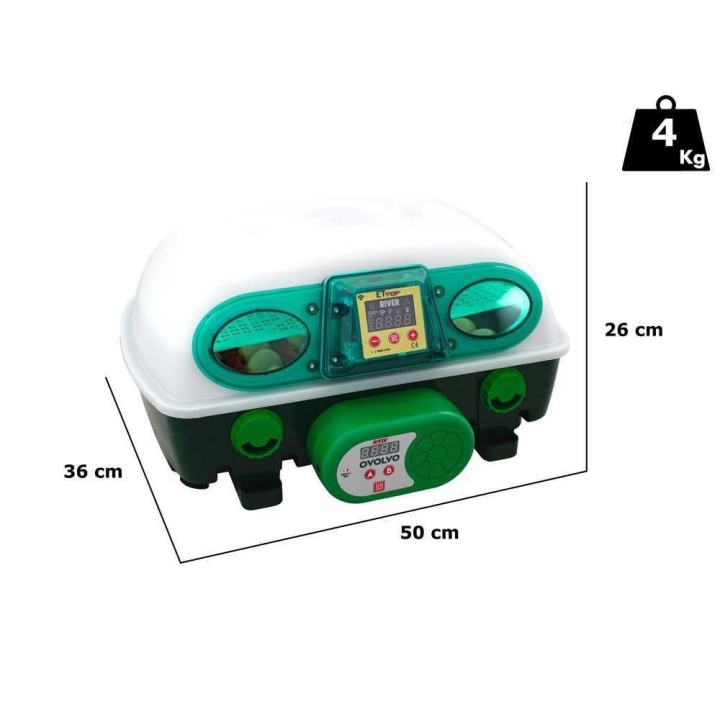 River Systems ET 24 TOP automaattinen Wi-Fi-hautomakone, 24 munaa, 130 W, 230 V