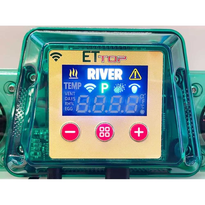 River Systems ET 24 TOP automaattinen Wi-Fi-hautomakone, 24 munaa, 130 W, 230 V