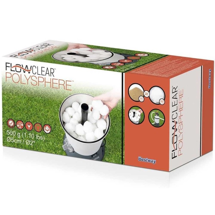 Bestway 58475 suodatuspallot hiekkasuodatinpumpulle, 500 g