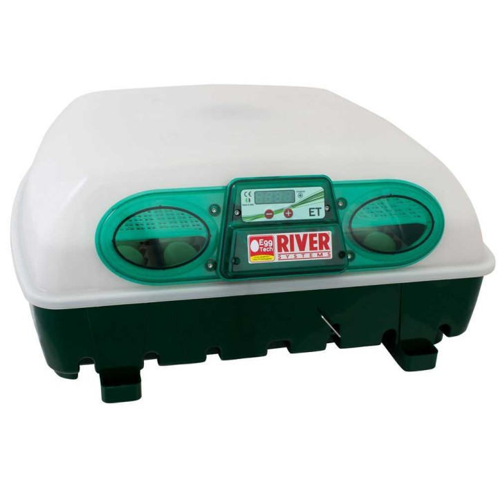 River Systems ET 49 käsikäyttöinen munienhaudontakone, 49 munaa, 170 W, 230 V