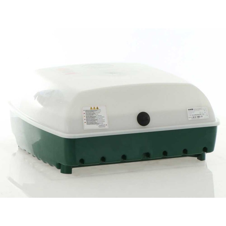 River Systems ET 49 käsikäyttöinen munienhaudontakone, 49 munaa, 170 W, 230 V