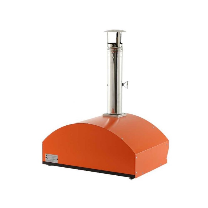 Rossofuoco Mino puulämmitteinen pizzauuni ulkokäyttöön, 60 × 40 cm