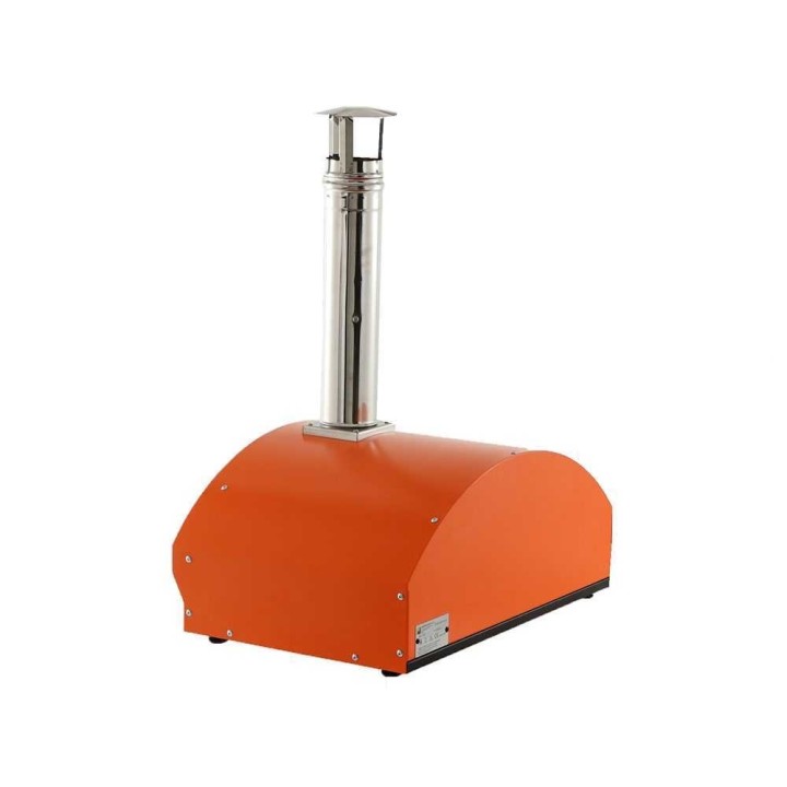 Rossofuoco Mino puulämmitteinen pizzauuni ulkokäyttöön, 60 × 40 cm