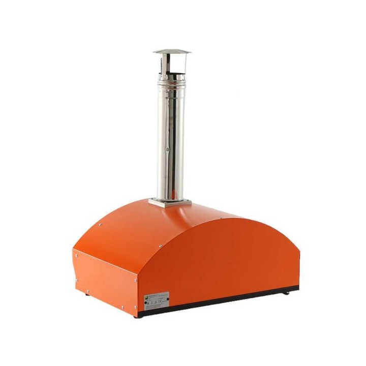 Rossofuoco Mino puulämmitteinen pizzauuni ulkokäyttöön, 60 × 40 cm