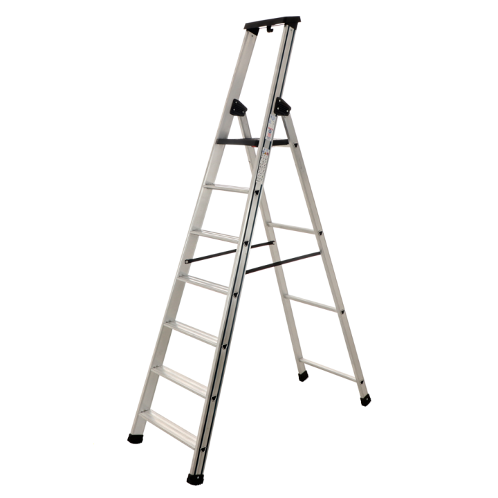 S T P Issima A07IS250 alumiiniset tasotikkaat 7 askelmaa 2 20 m 150 kg