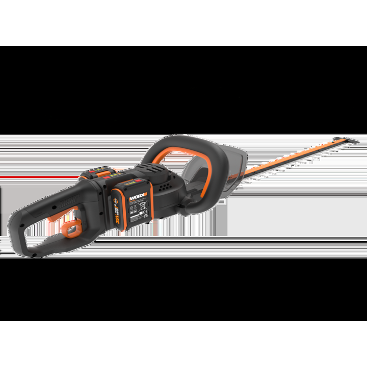 Worx WG286E akkupensasleikkuri, 40 V, 2 × 2 Ah, 60 cm