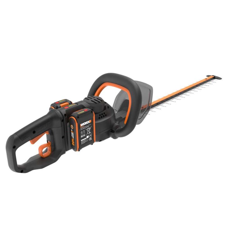 Worx WG286E akkupensasleikkuri, 40 V, 2 × 2 Ah, 60 cm
