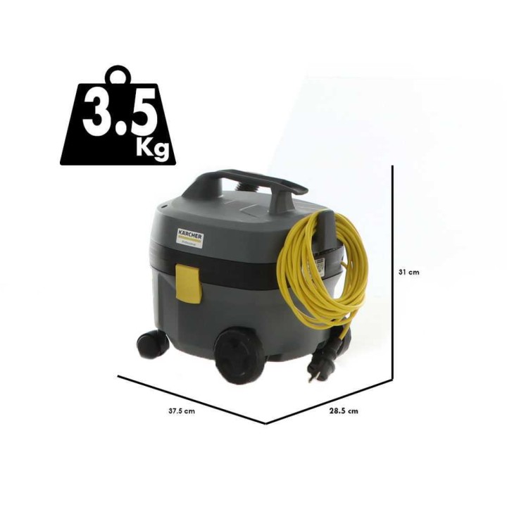 Karcher Pro T 7/1 Classic ammattikäyttöön tarkoitettu pölynimuri, 850 W, 7 l