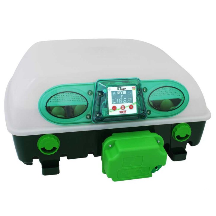 River Systems ET 49 SUPER automaattinen hautomakone, 49 munaa, 170 W, 230 V