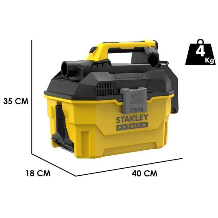 Stanley V20 SFMCV002B-XJ märkä- ja kuivaimuri, 18 V, 4 Ah akku