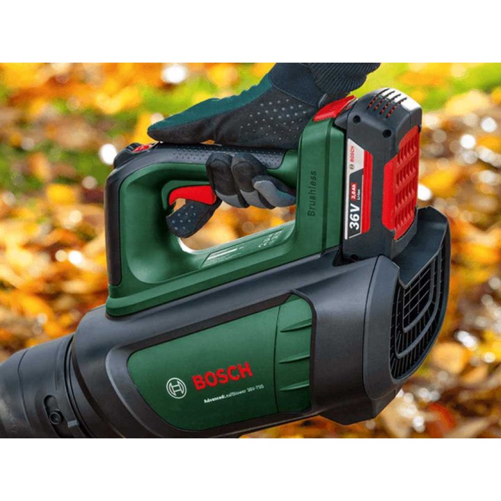 Bosch AdvancedLeafBlower 36V-750 akkulehtipuhallin, 36 V, 200 km/h, ilman akkua ja laturia
