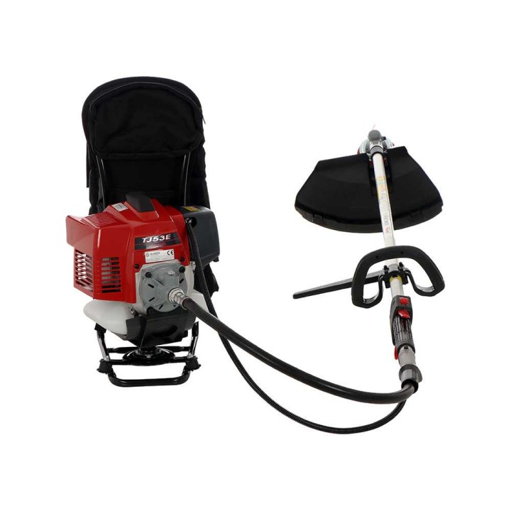 EuroMech TJ 53 EC selkäraivaussaha, Kawasaki TJ 53 E, 53,2 cm³, 2,7 HP