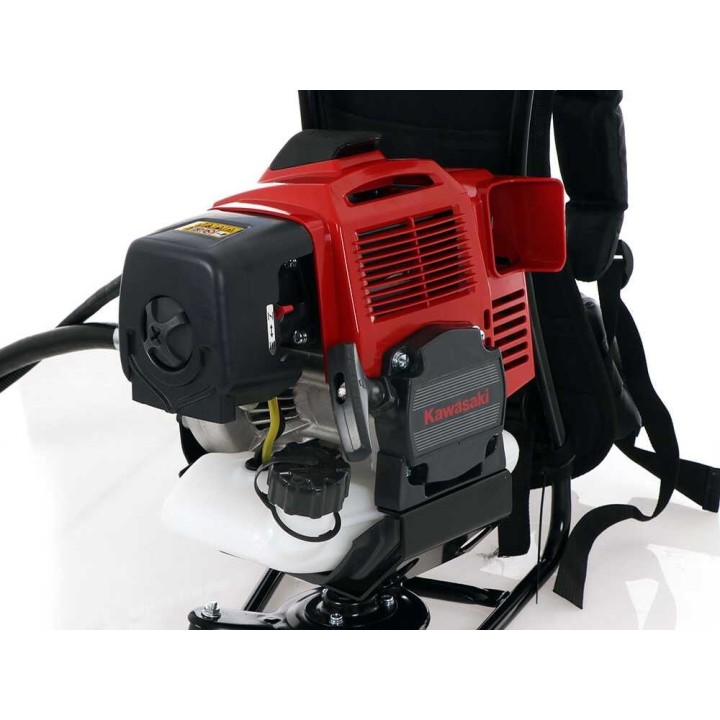 EuroMech TJ 53 EC selkäraivaussaha, Kawasaki TJ 53 E, 53,2 cm³, 2,7 HP