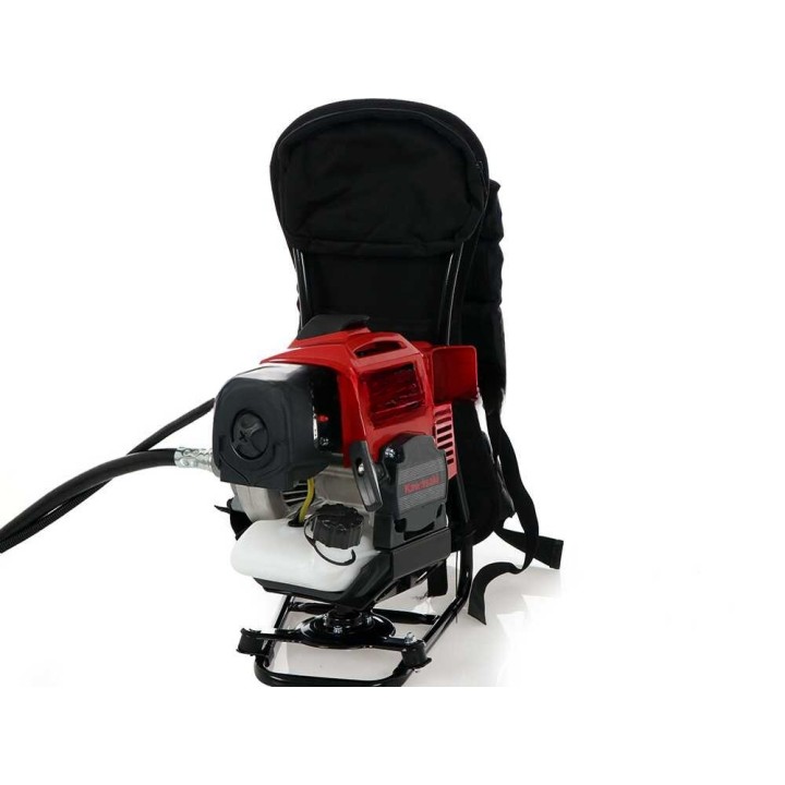 EuroMech TJ 53 EC selkäraivaussaha, Kawasaki TJ 53 E, 53,2 cm³, 2,7 HP