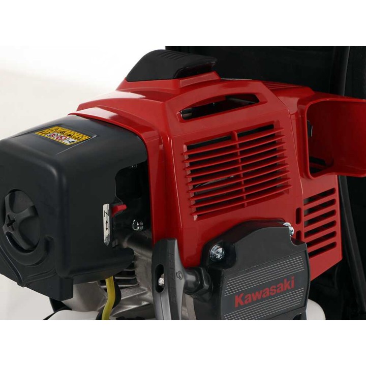 EuroMech TJ 53 EC selkäraivaussaha, Kawasaki TJ 53 E, 53,2 cm³, 2,7 HP